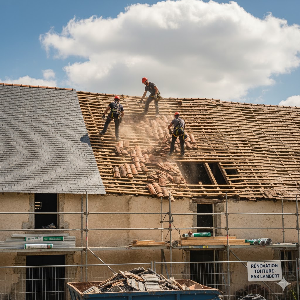 Rénovation d'une vieille toiture