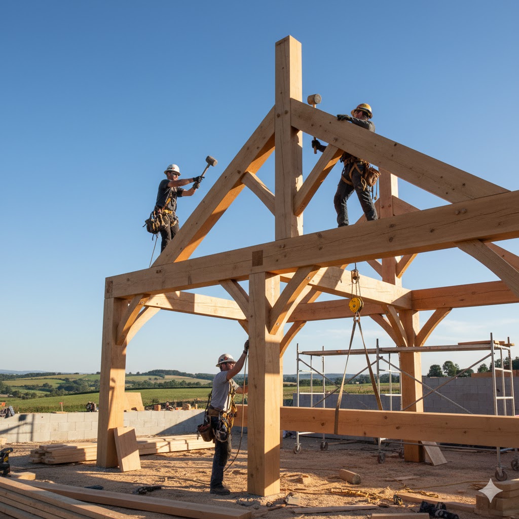 Rénovation de charpente par JC Couverture et Rénovation